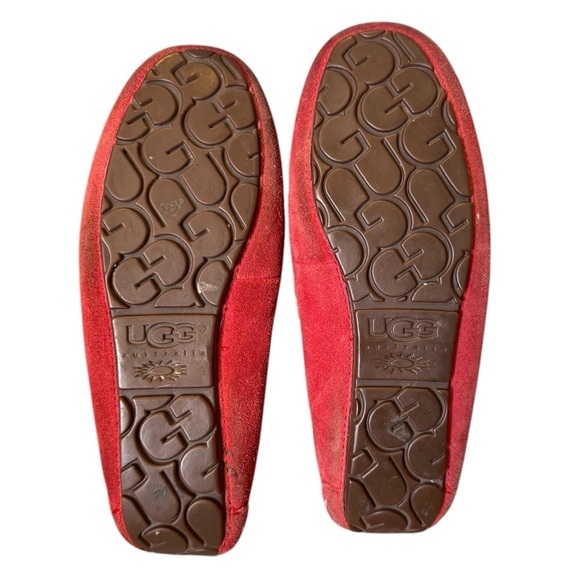 UGG 'Genoa' Slipper, Red, Size 8 - Picture 8 of 8